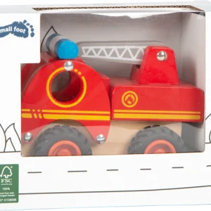 Camion de pompiers en bois