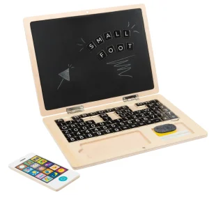 Ordinateur portable en bois avec tableau aimanté