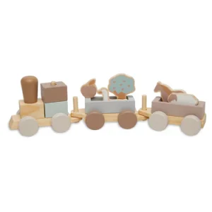 Jouet train en bois - Farm