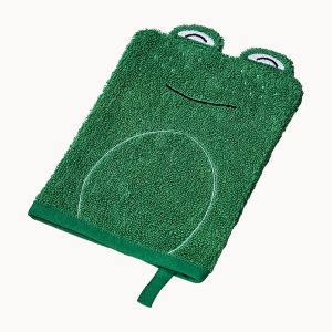 Gant de toilette biologique - Grenouille