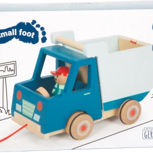 Véhicule à tirer camion benne en bois