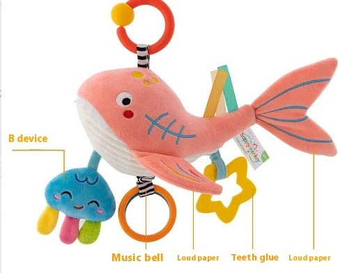 Jouet pendentif pour poussette et siège auto bébé – Image 7