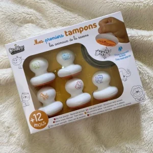 Mes premiers tampons "Animaux de la savane"