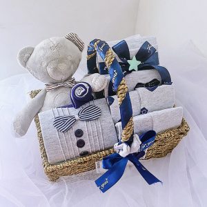 Panier cadeau set bébé
