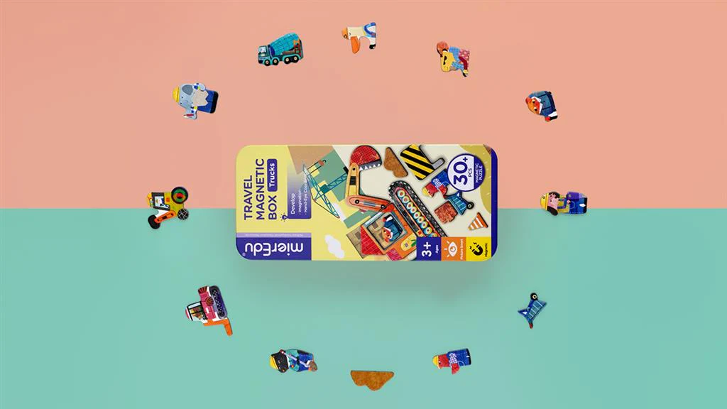 Boîte De Puzzle Magnétique - Camions – Image 7