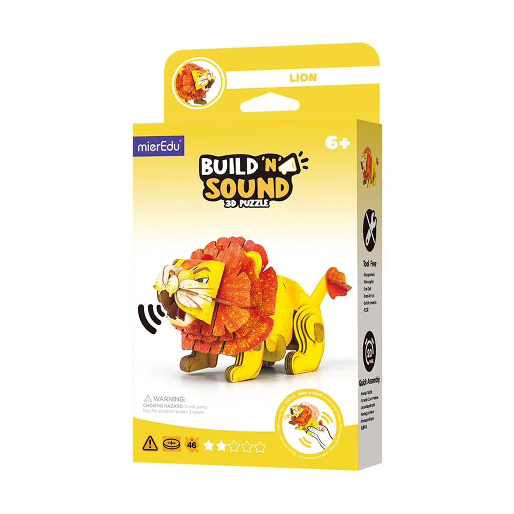Puzzle 3D Construction - Lion – Image 3