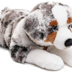 Peluche Berger australien (avec harnais)