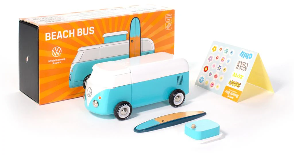 Voiture en Bois Candycar World - Van de Plage Océan – Image 5