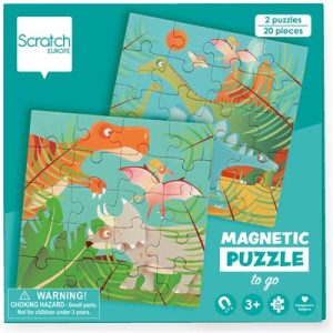 Livre de Puzzle Magnétique - Dinosaures