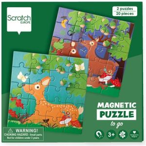Livre de Puzzle Magnétique - Animaux de la Forêt