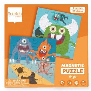 Livre De Puzzle Magnétique - Monstre