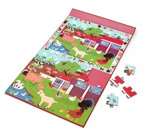 2 En 1 Puzzle Magnétique - Jeu De Recherche Discovery - Ferme