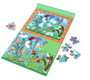 2 En 1 Puzzle Magnétique - Jeu De Recherche Mystery - Insecte