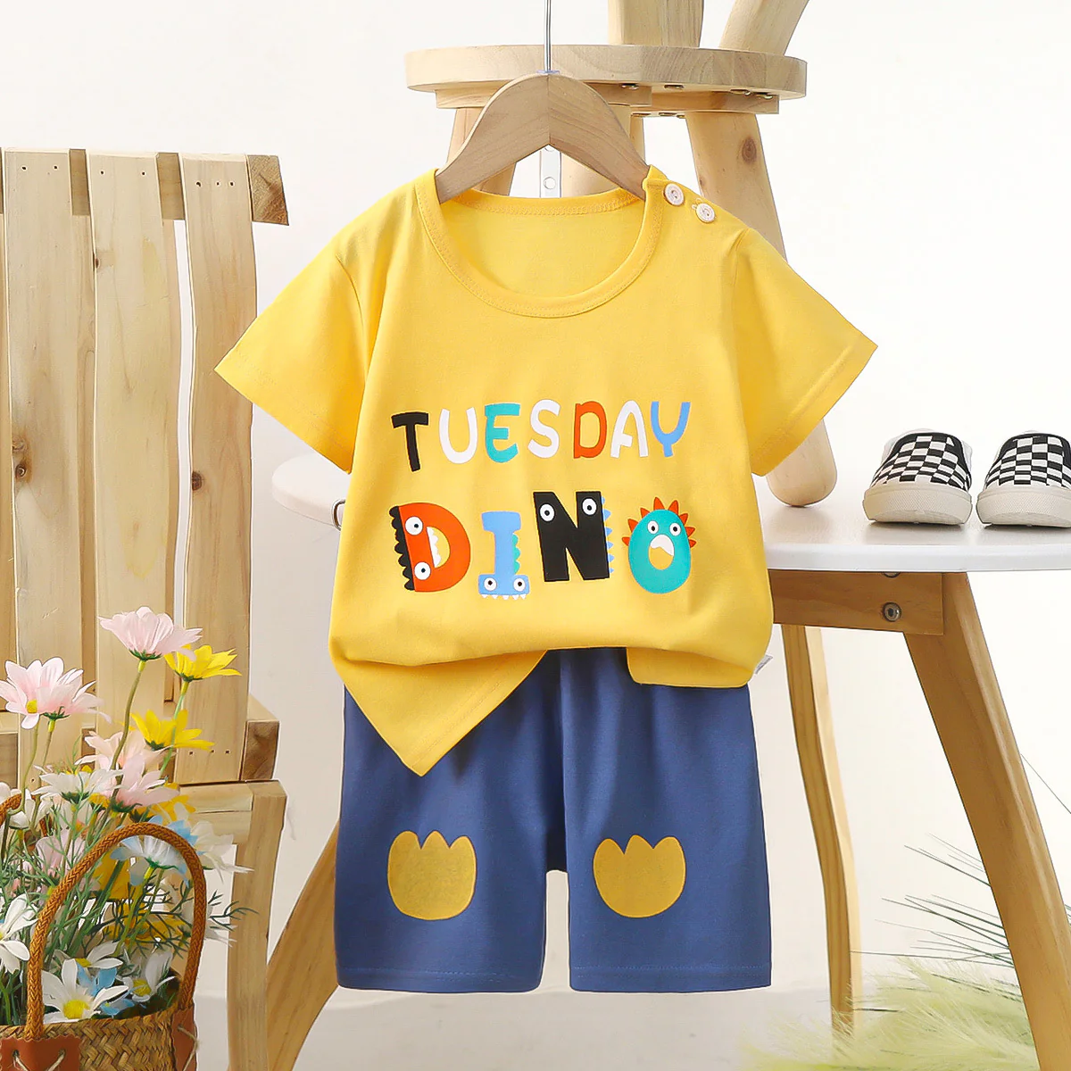 Ensemble enfant short et t-shirt d'été – Image 2