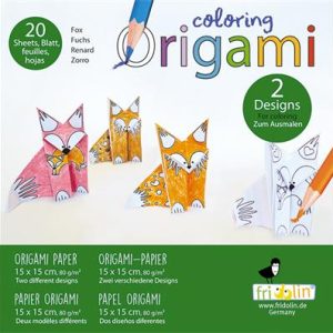 Coloring Origami - Loup