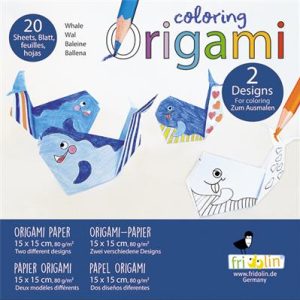 Coloring Origami - Baleine