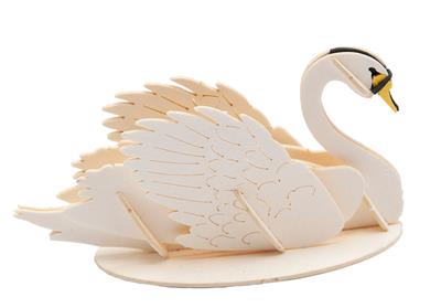 Modèle En Papier 3D - Cygne