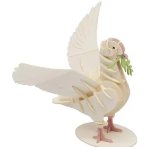 Modèle En Papier 3D - Pigeon Blanc