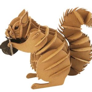 Modèle En Papier 3D - Ecureuil
