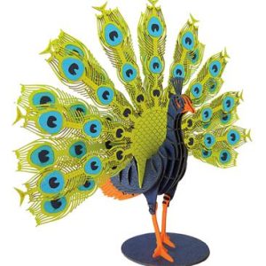 Modèle En Papier 3D - Paon