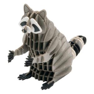 Modèle En Papier 3D - Raton Laveur