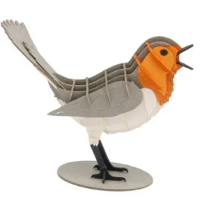 Modèle En Papier 3D - Rouge-gorge