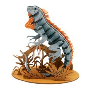 Modèle En Papier 3D - Lézard