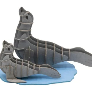 Modèle En Papier 3D - Phoques