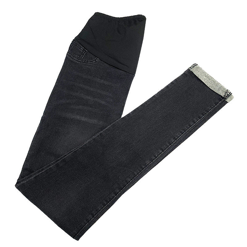 Jean de maternité taille haute – Image 9