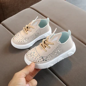 Baskets pour fille avec strass