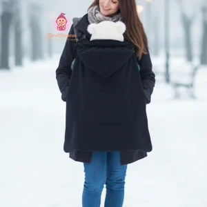 Cape épaisse porte-bébé