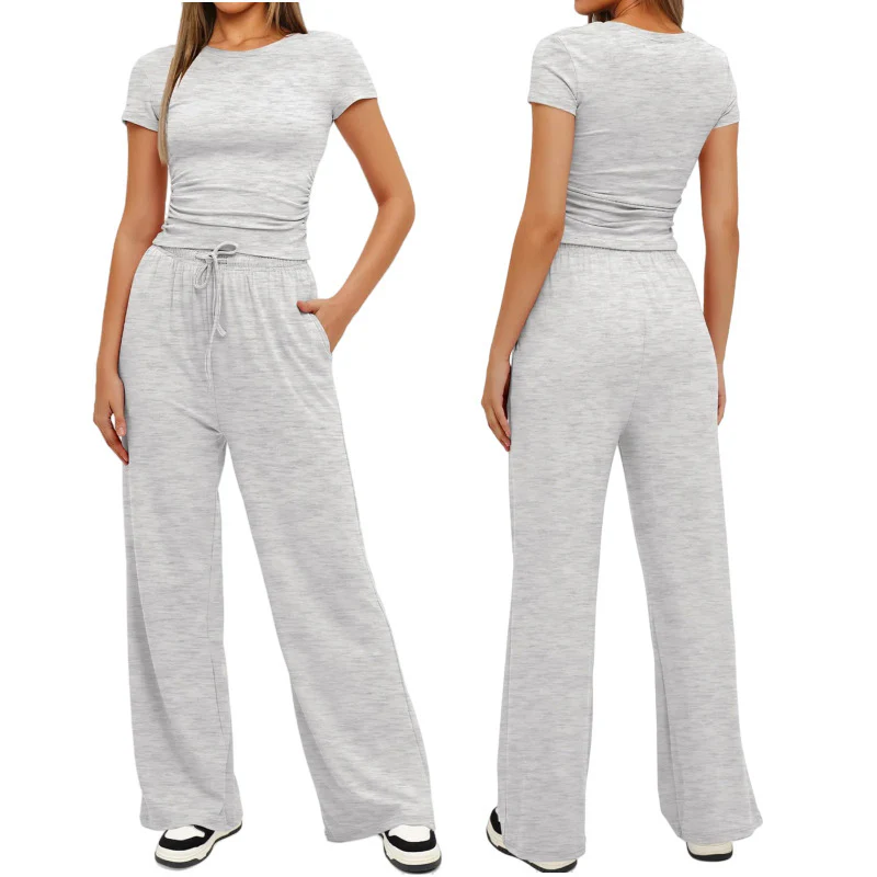 Ensemble pantalon et haut décontracté – Image 2