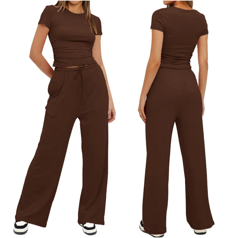 Ensemble pantalon et haut décontracté – Image 3