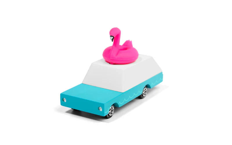 Voiture en Bois Candycar World - Flamant Rose – Image 2