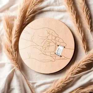 Support souvenir bracelet de naissance