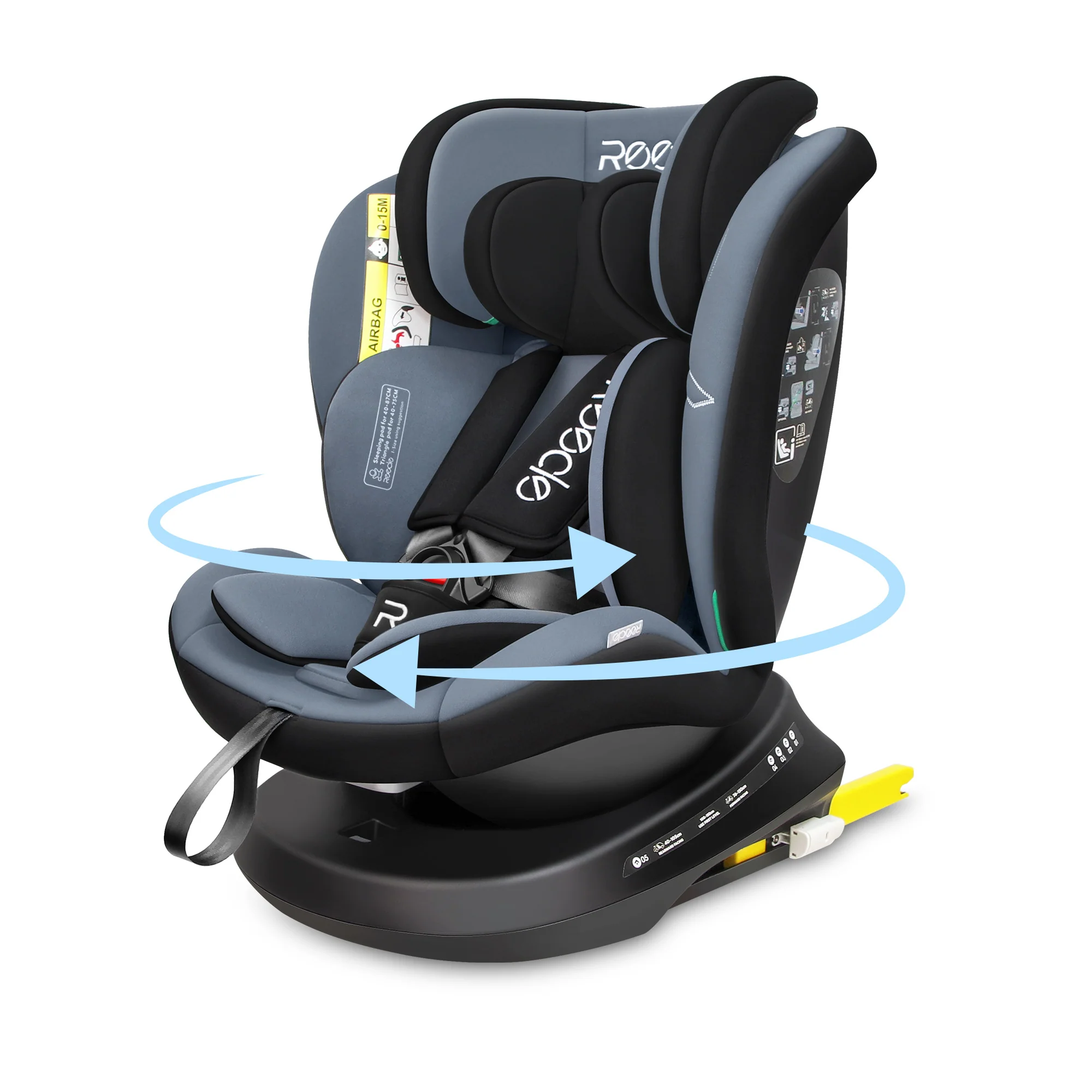 Reecle i-Size Siège Auto 360 Pivotant ISOFIX 40-150 cm – Image 3
