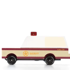 Voiture de Police en Bois Candycar World - Shérif