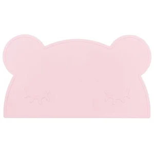 Set de Table en Silicone Ours Powder Pink