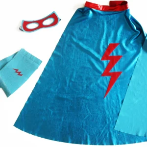 Set Déguisement Super-Héros Bleu