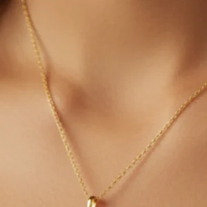 Collier avec pendentif solitaire – Élégance Pure