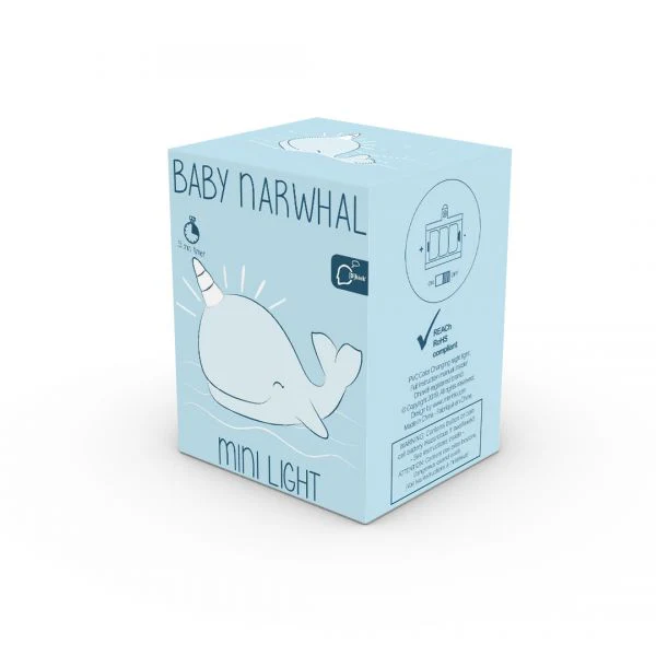 Mini Veilleuse Narval Bleu – Image 5