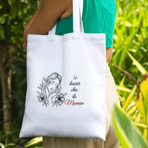 Tote bag personnalisable "Bazar"